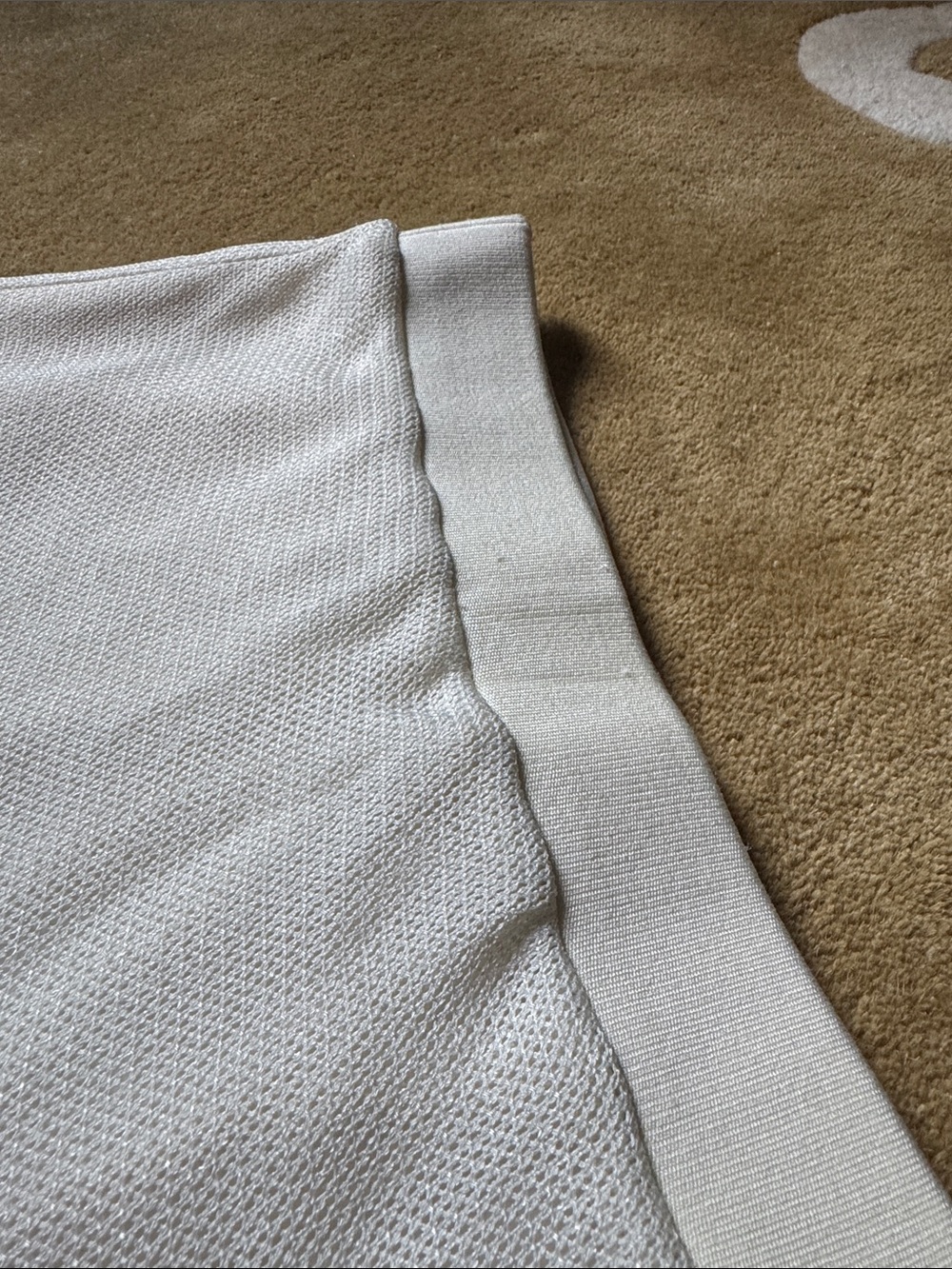 Helmut Lang White Two-Tone Midi Pencil Skirt - Picture 13 of 14